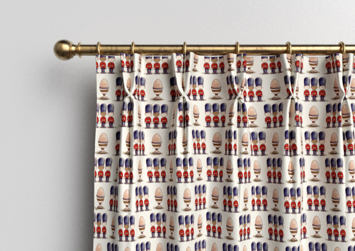 Kings Breakfast, Eggs Kingsmen - Made to Measure Curtains - Image 10